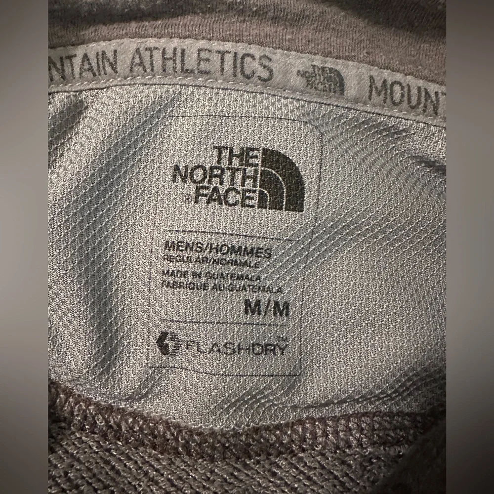 Mens The North Face Hoodie Sweatshirt Black Long Sleeve Cotton Blend Size Medium